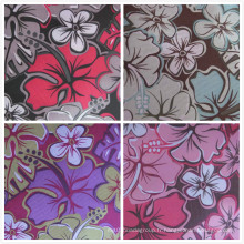 600d Oxford Big Flower Printing Tissu en polyester avec PVC